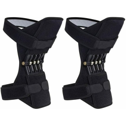 EZONEDEAL 2PCs Leg Power Knee Stabilizer Pads Patella Booster Spring Knee Brace Support