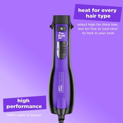 CONAIR Infinitipro By The Knot Dr. All-In-One Oval Dryer Brush, Hair Dryer & Volumizer, Hot Air Brush