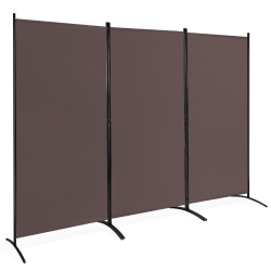 COSTWAY 3-Panel Room Divider Folding Privacy Partition Screen for Office Room