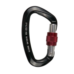 25KN Climbing Buckle Security Safety Master Lock Outdoor Rock Climbing