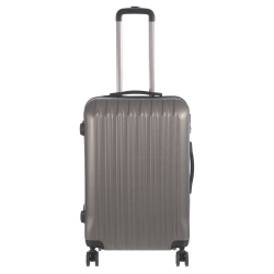 NICCI 24" Medium Size Luggage Grove Collection - Charcoal In Grey