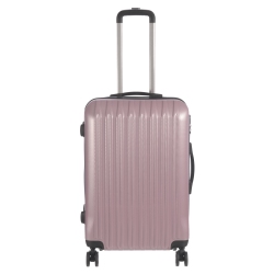 NICCI 24" Medium Size Luggage Grove Collection - Dusty In Pink