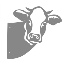 Art Garden Ornaments - Rusty Animal Scout Stakes Metal Silhouette Statue