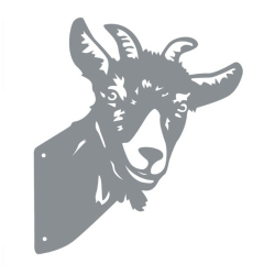 Art Garden Ornaments - Rusty Animal Scout Stakes Metal Silhouette Statue