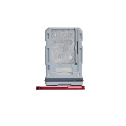 ESOURCE PARTS Replacement Dual Sim With Micro Sd Card Holder Tray for Samsung Galaxy S20 Fe 5G (Sm-G781W) - Cloud In Red