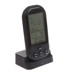 Wireless LCD Remote Thermometer for BBQ Meat Kitchen Oven Food Cooking