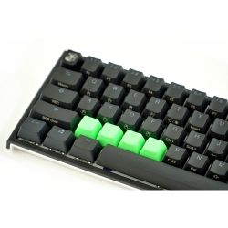 TAI-HAO Rubber Gaming Keycaps Zxcv - Neon In Green