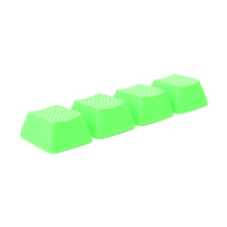TAI-HAO Rubber Gaming Keycaps Blank - Neon In Green