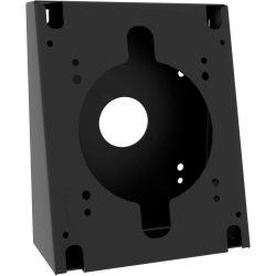 CTA DIGITAL Premium Double Vesa Wedge And Outlet/poe Cover for Tablets With 75 X 75 And 100 X 100 Vesa Standards - In Black