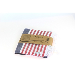 ORTADEL - Turkish Towel (Marine) In Multicolor