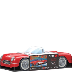 EUROGRAPHICS 550 Piece Puzzle Tin (Corvette Cruising)
