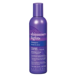 CLAIROL Shimmer Lights Shampoo, Blonde & Silver, 8OZ