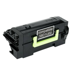 SUPERINK Compatible Lexmark 58D1U00 Toner Cartridge By In Black