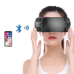 SAVEONMANY Eye Massager, With Heat, Air Pressure And Acupressure Function In Black