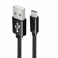 2 Meter Braided Fishing Net Data Cable Fast Charge Type c Charging Cable Line