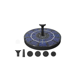 Bird Bath Floating Solar Fountain Pump Water Panel Power Kit Pool Garden Pond