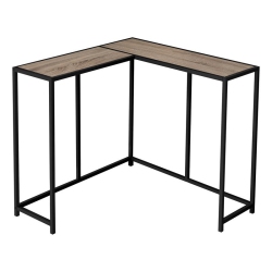MONARCH CANADA Accent Table Console Entryway Narrow Corner Bedroom Metal In Brown