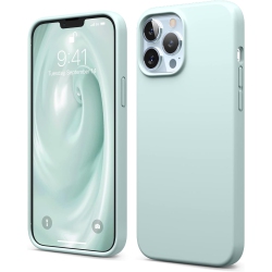ELAGO Compatible \w Iphone 13 Pro Max Case, Liquid Silicone, Full Body Screen Camera Protective Cover, Shockproof, Slim Case, Anti-Scratch Soft