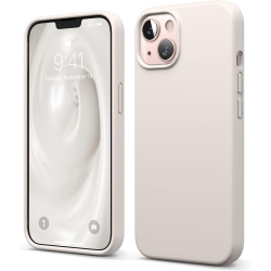 ELAGO Compatible \w Iphone 13 Case, Liquid Silicone Case, Full Body Screen Camera Protective Cover, Shockproof, Slim Phone Case, Anti-Scratch Soft