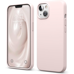 ELAGO Compatible \w Iphone 13 Case, Liquid Silicone Case, Full Body Screen Camera Protective Cover, Shockproof, Slim Case, Anti-Scratch Soft