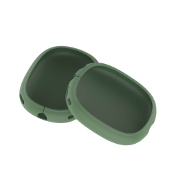 STRAPSCO Smooth Silicone Rubber Earphone Covers for Apple Airpods Max - Army In Green