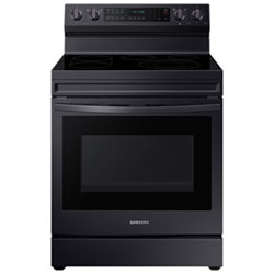 Cuisinière Élect. Conv. Véritable Friture Air 30 Po Samsung (Ne63A6711Sg) - Noir - Bo - Endommagé