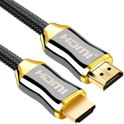 ISTAR 4K HDMI Cable 24Gpbs High Speed Cable to HDMI 2.0 Supports 1080P, 3D, 2160P, 4K 60Hz Uhd, HDr, Cl3 for In-Wall Installation, 28Awg Braided