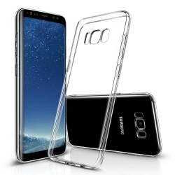 for Samsung Galaxy S8 & S8 Plus Case - Clear Thin Soft TPU Silicone Back Cover