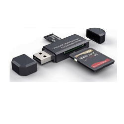 USB SD Card Reader + Micro USB Memory OTG Adapter for TF SD SDXC SDHC MMC