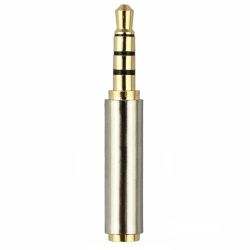3.5mm Male to 3.5mm Female Aux Audio Jack Stereo Headphone Adapter Converter