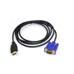 6ft 1080p HDMI Male to VGA Male Adapter Converter Cable 15 Pin for PC HDTV DVD