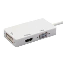 Display Port to HDMI VGA DVI Adapter Converter Thunderbolt DP for MacBook and PC