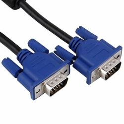 VGA to VGA Cable Male to Male 1.5m SVGA Monitor Cord Plug for PC Computer in Blue