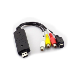 USB 2.0 Video Audio Capture Card Adapter VHS VCR TV to DVD Converter
