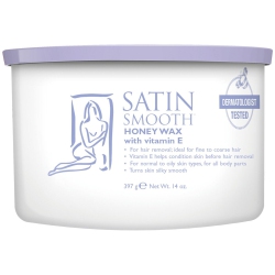 SATIN SMOOTH Honey W/vita E Wax 14 OZ - Ssw14G