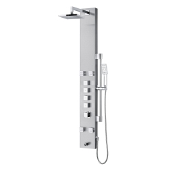 AKUAPLUS ® Nora Shower Panel - Stainless Steel