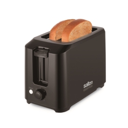 SALTON ESSENTIALS - Compact Toaster, 2 Slice Capacity In Black