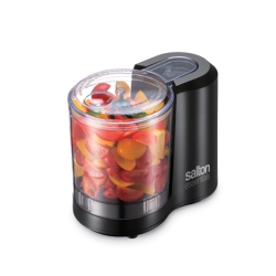 SALTON ESSENTIALS - Electric Chopper With 3 Cup Capacity, 150 Watts In Black