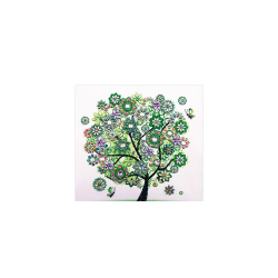 5D DIY Special-shaped Drill Diamond Painting Tree Spring Cross Stitch Kit