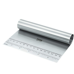 ISTAR Multi-Purpose Stainless Steel Scraper/chopper With Contoured Grip