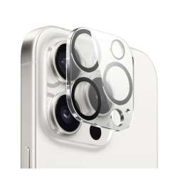 MOBYLI Ultra Clear Camera Lens Protector for Iphone 15 Pro / 15 Pro Max(2-Pack), Tempered Glass