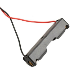 10x Single Slot AAA Mobile Battery Clip Case Holder Box with Wire Leads DIY