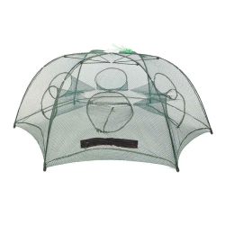 Folding Portable Automatic Fishing Net Fish Minnow Shrimp Crab Mesh Trap (B