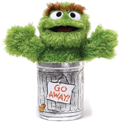 GUND Sesame Street Oscar The Grouch Plush 10-Inch