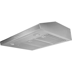ROXON 860 Cfm Centrifugal Blower Type Motor (High Grade) 30 Inches Under Cabinet Range Hood Kitchen Exhaust Fan Stainless Steel Rxn-U14Bsb-30