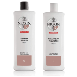 NIOXIN System 3 Cleanser Shampoo & Scalp Therapy Conditioner Duo - 1L