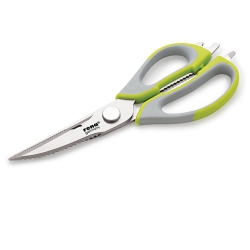 ISTAR Kitchen Shears Heavy Duty, 6 In 1 Kitchen Scissors Dishwasher Safe Stainless Steel Cooking Scissors Come Apart With Magnetic Holder for Cutting