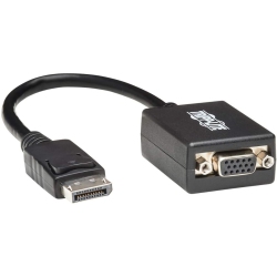 TRIPP LITE Displayport to VGA Adapter Cable Active Converter Dp to VGA Dp2VGA M/f 6In (P134-06N-VGA)