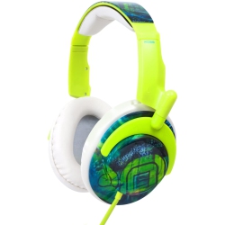 KOSS Ruk 50G Full-Sized Stereophone With Leatherette Cushions for Enhanced Sound In Green