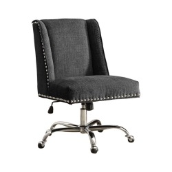 RIVERBAY FURNITURE Armless Upholstered Office Chair In In Charcoal